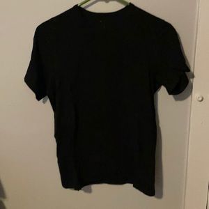 Plain black shirt